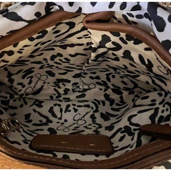 Jessica Simpson Toast Pink St. Pete Straw Crossbody - Picture 9 of 10